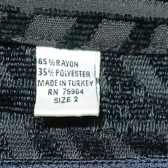 Chico's Women's Size 2 Black and Brown Textured Jacket - Picture 3 of 7